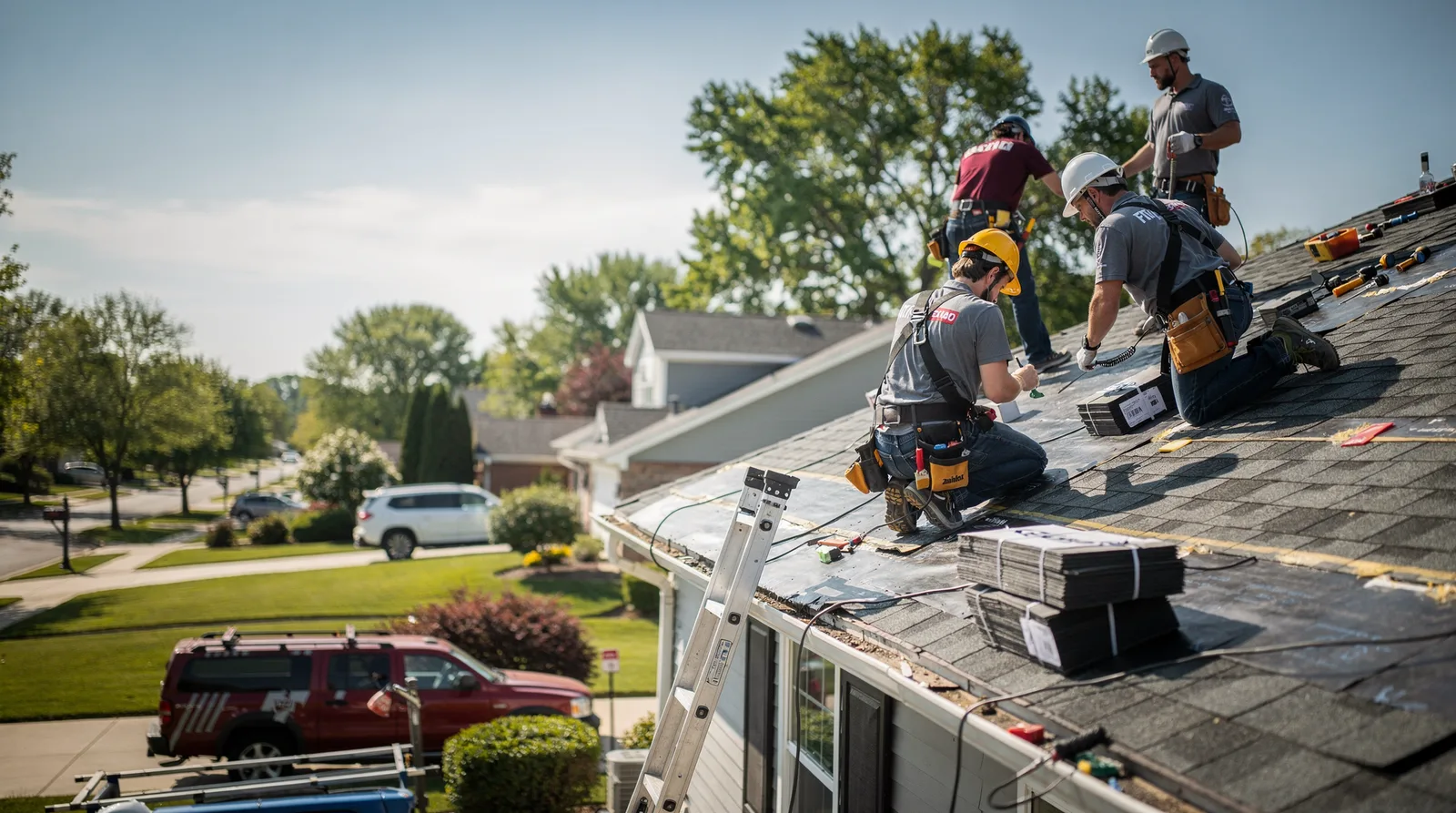Roof Repair in Mackinaw, IL around you